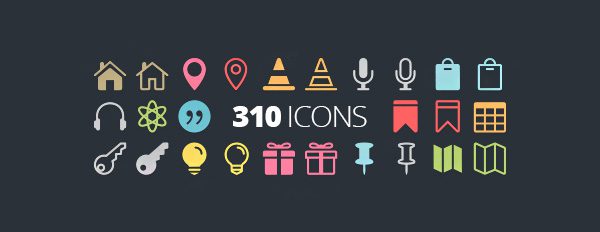 The Elegant Icon Font – 360 Of The Best Free Icons For The Modern Web