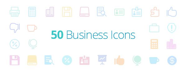 The Elegant Icon Font Just Got Better, With 50 New Business Icons