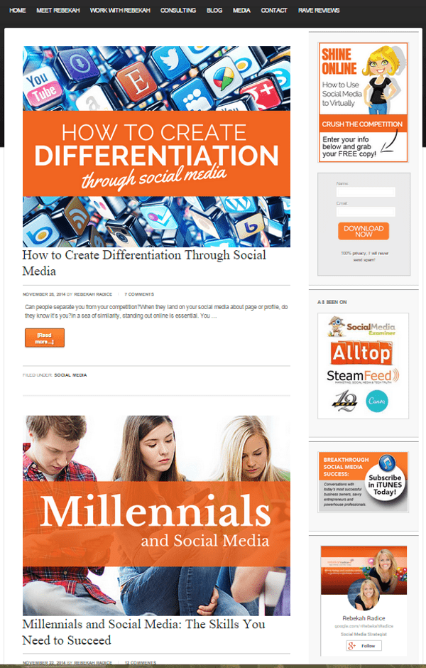 The Top 9 Social Media Blogs You Should Be Reading Right Now - Rebekah Radice