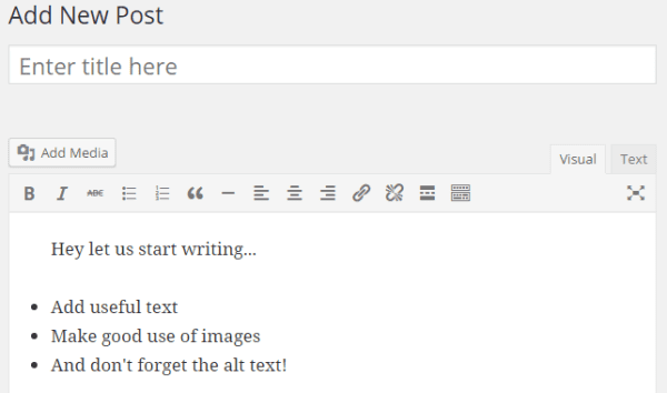 WordPress Plugin Development - Test Plugin Result