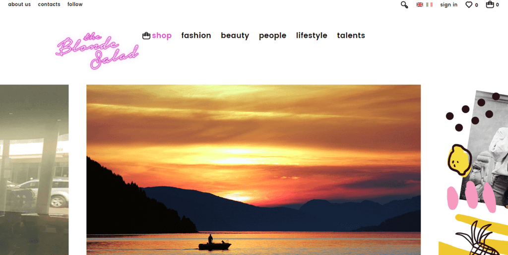 The Blonde Salad blog