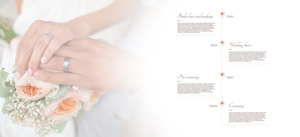 How to Create a Timeline for Your Wedding Schedule with Divi & the Divi Timeline Module Plugin