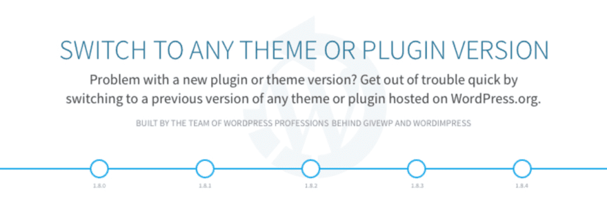 The WP Rollback plugin.