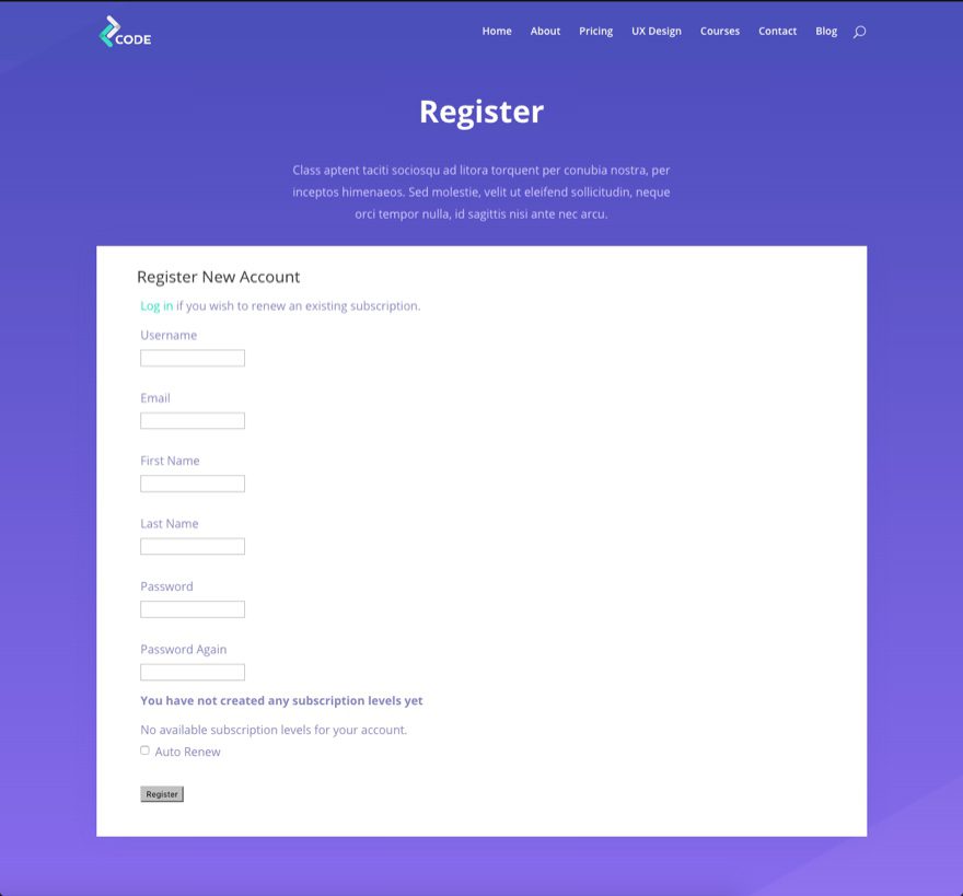 final register page