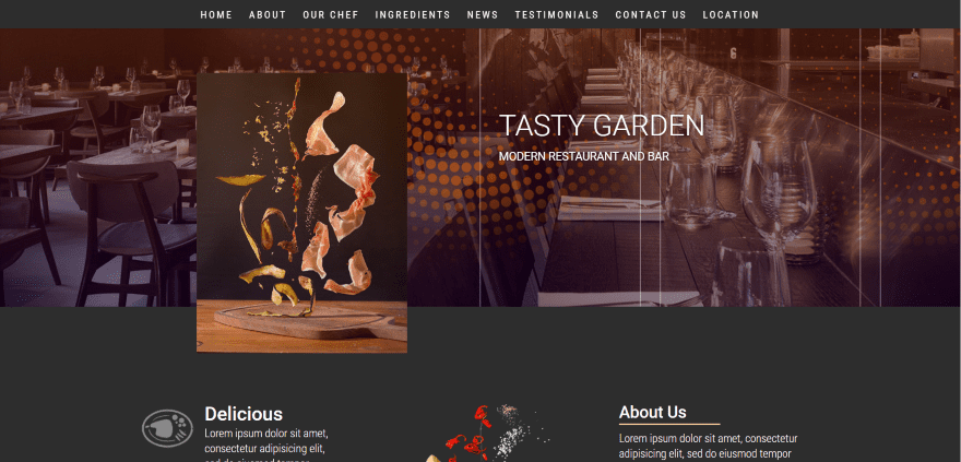 Modern Restaurant and Bar