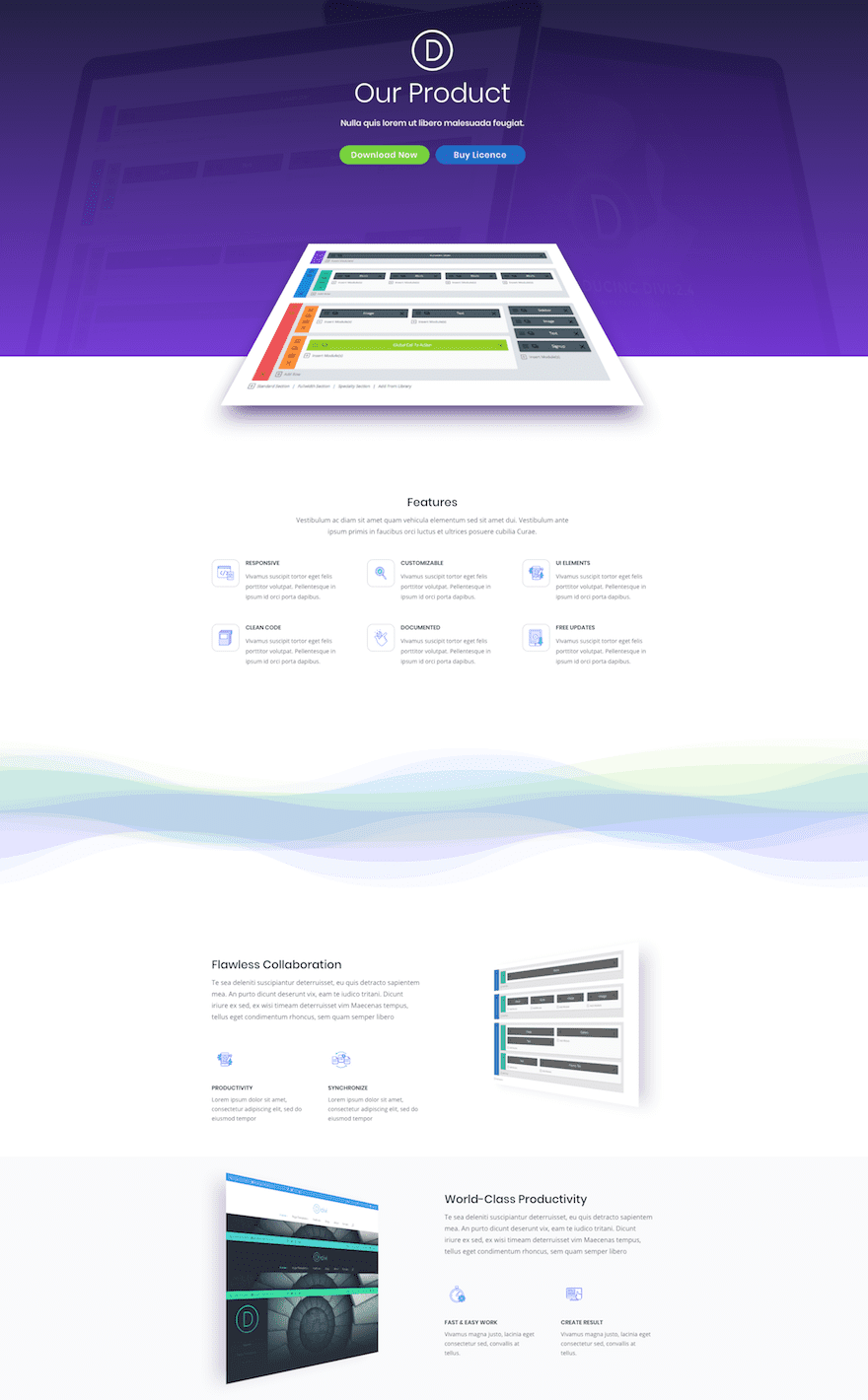perspective final product layout