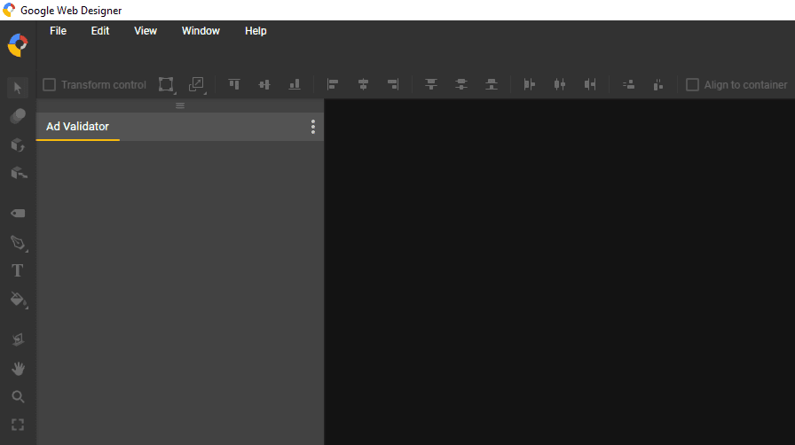The program's interface.