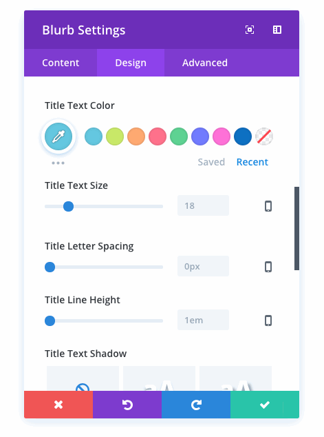 Divi Color Scheme