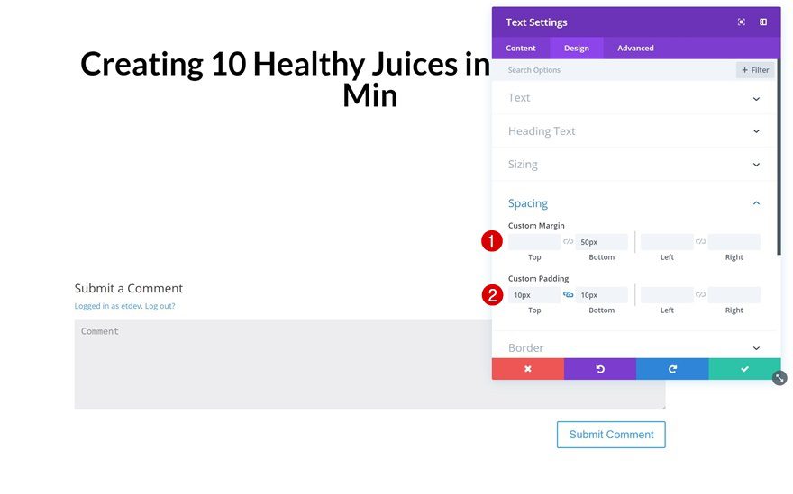 blog post hero section