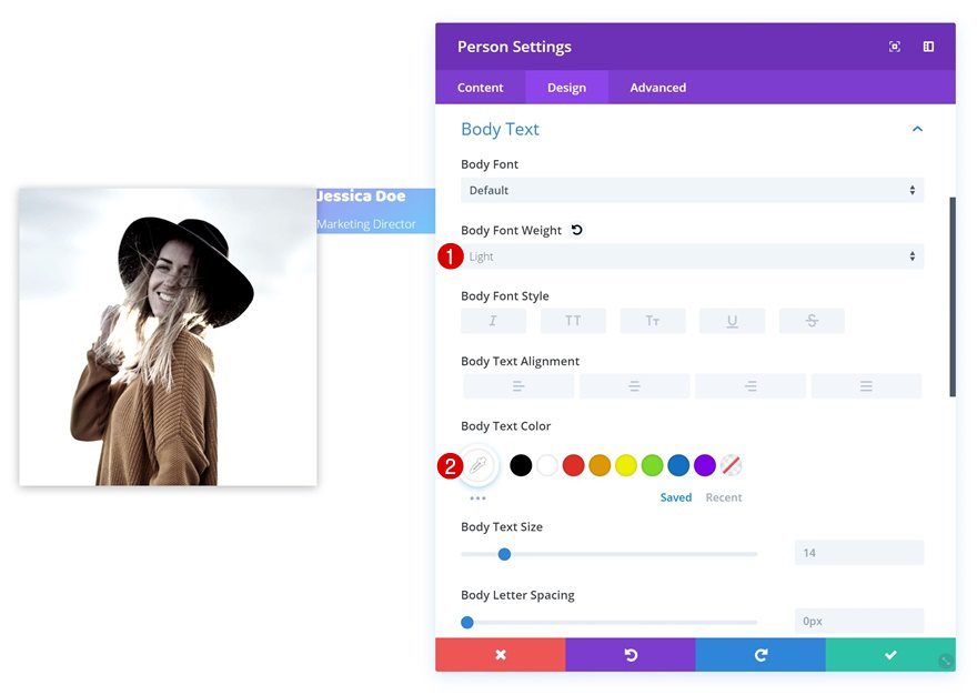 divi person module
