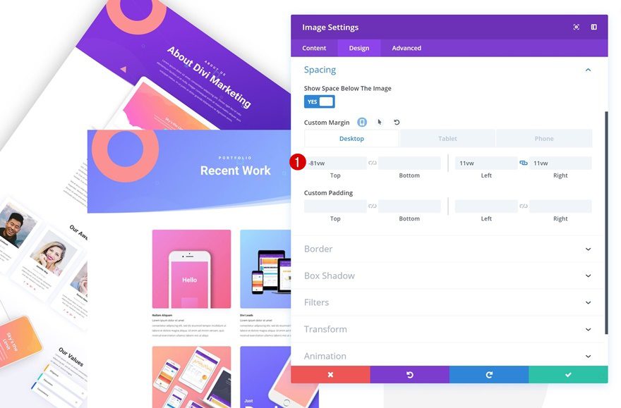 stack portfolio items