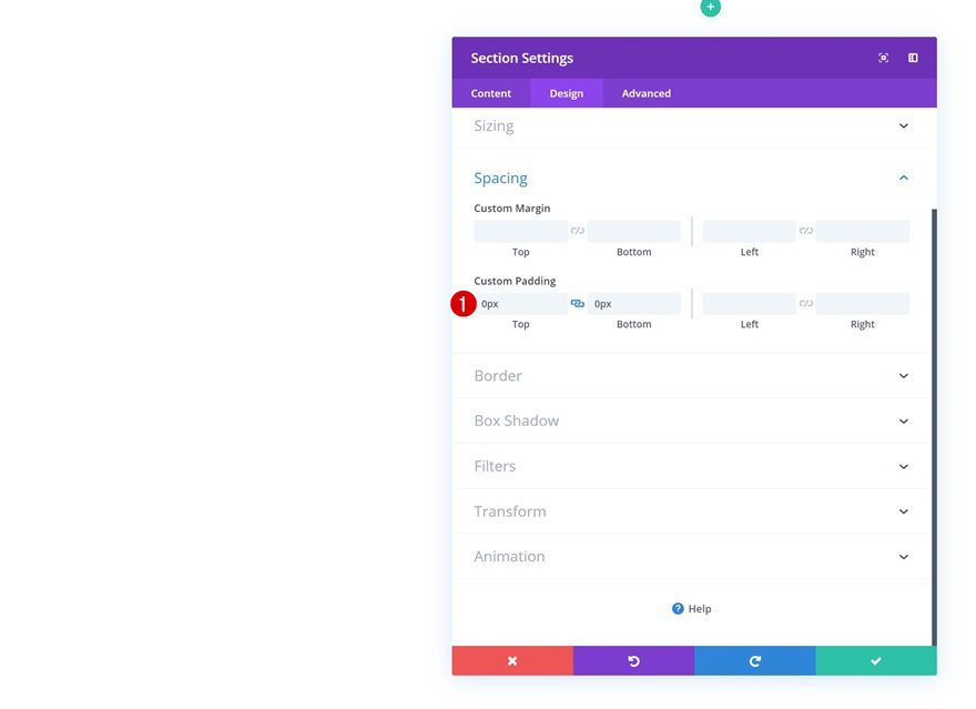 expanding section content