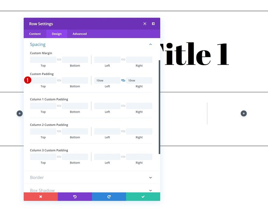 expanding section content