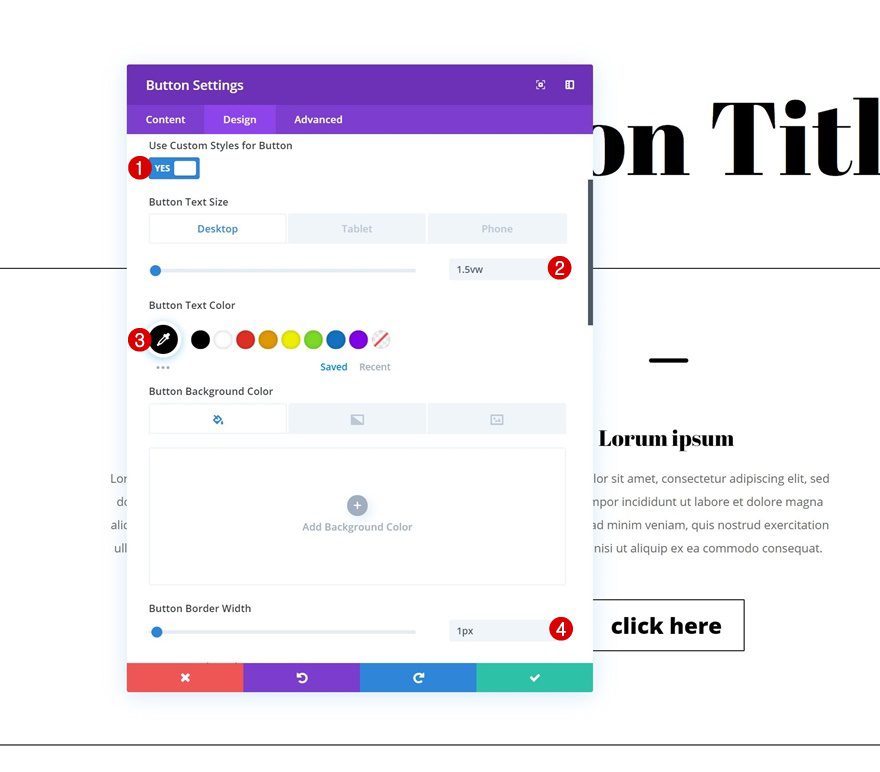 expanding section content