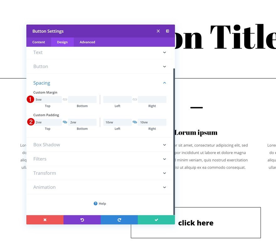 expanding section content