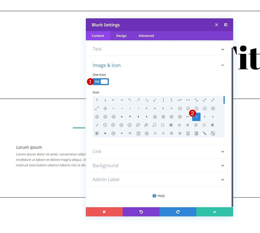 expanding section content