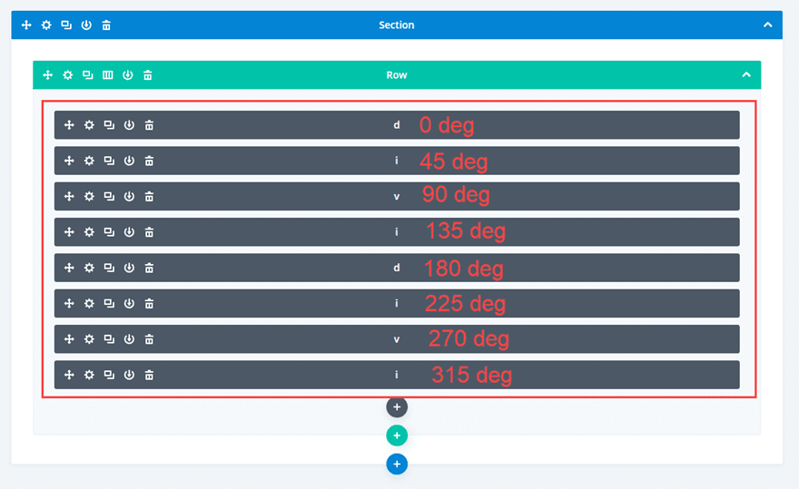 divi curved text designs