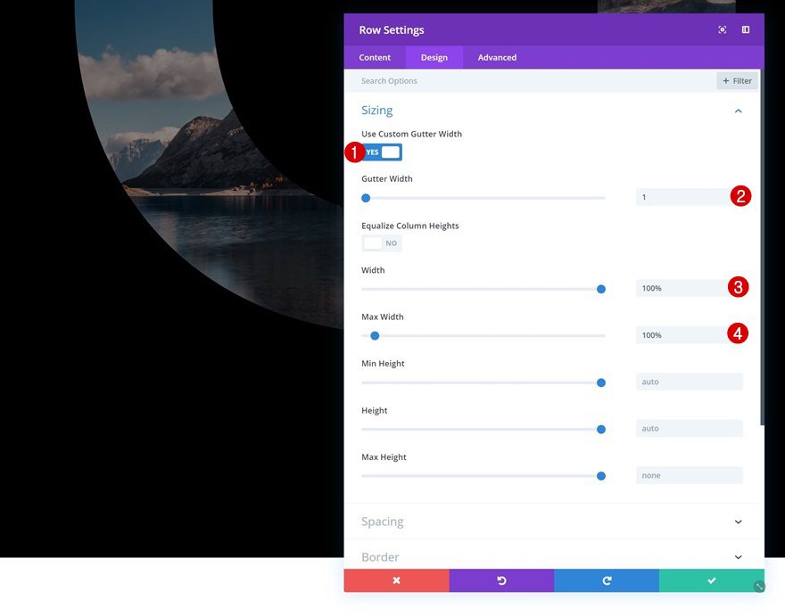 oversized characters