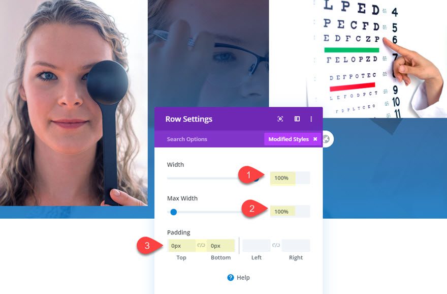 blend images in divi