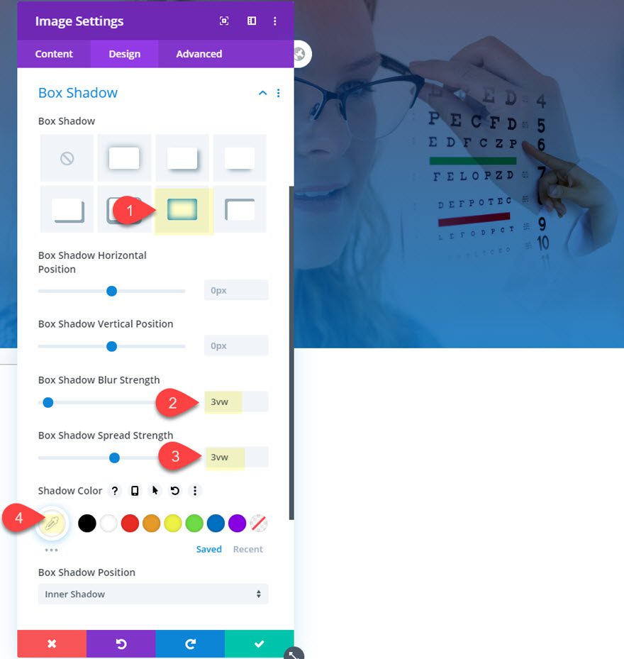 blend images in divi