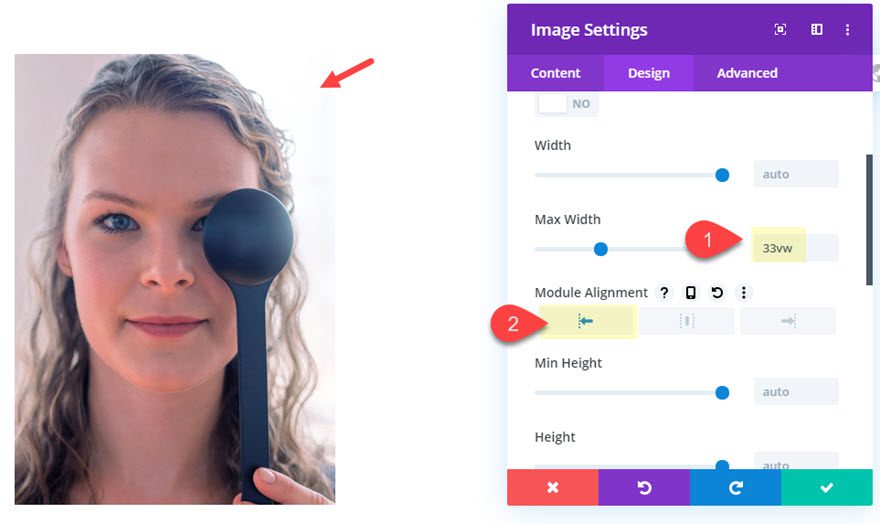 blend images in divi