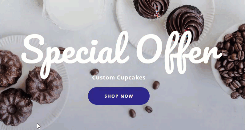 divi change content on hover