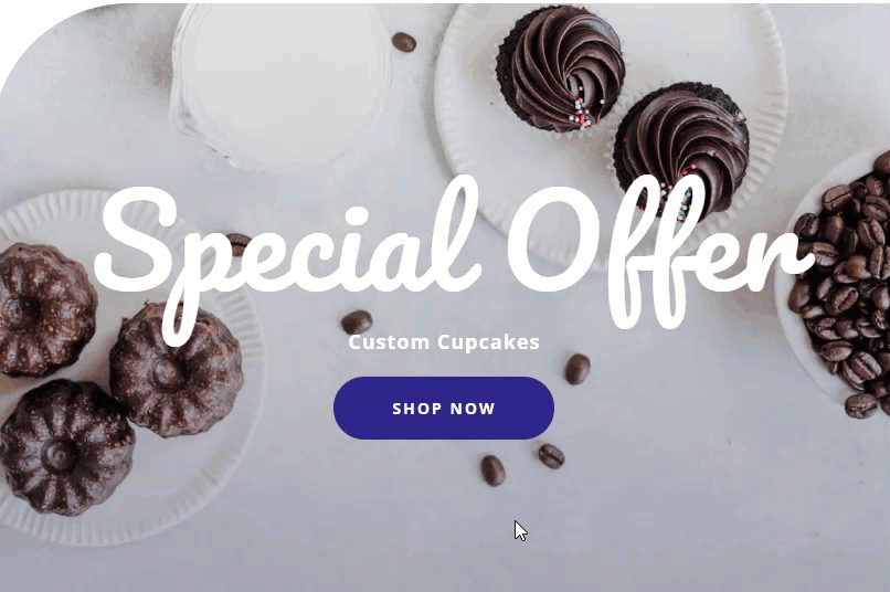 divi change content on hover