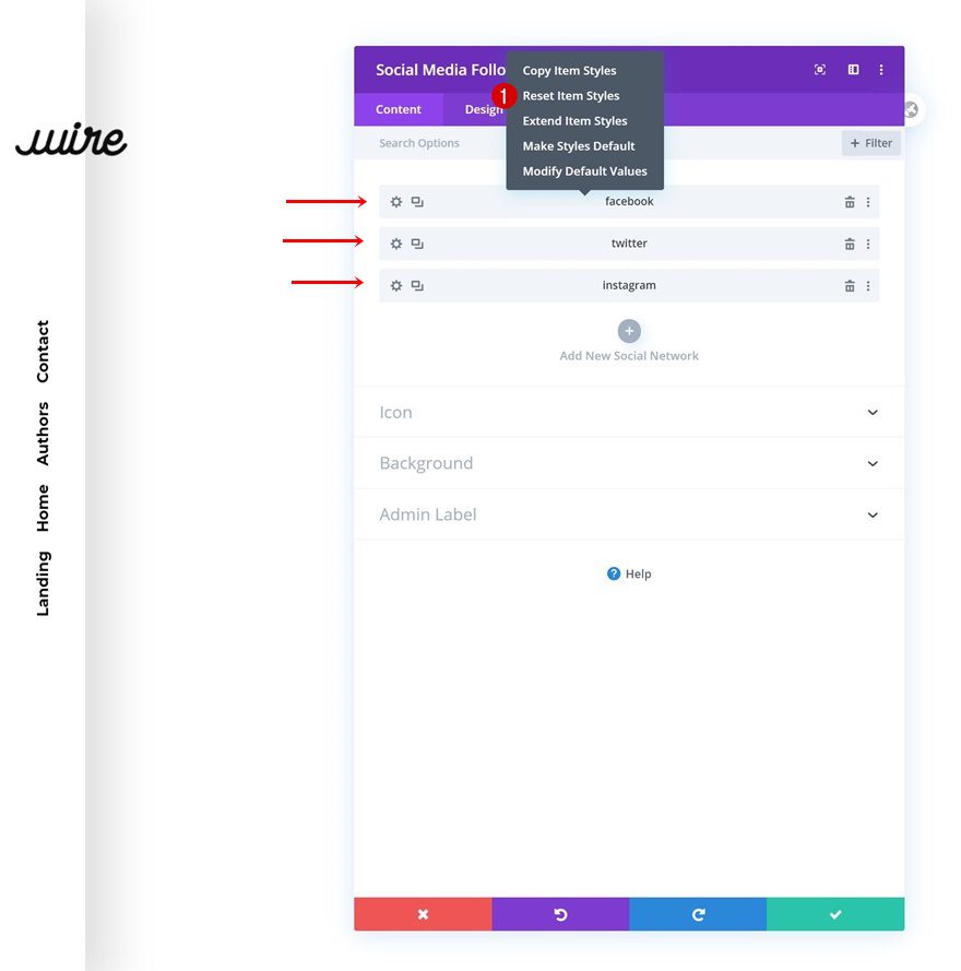 rotated global header