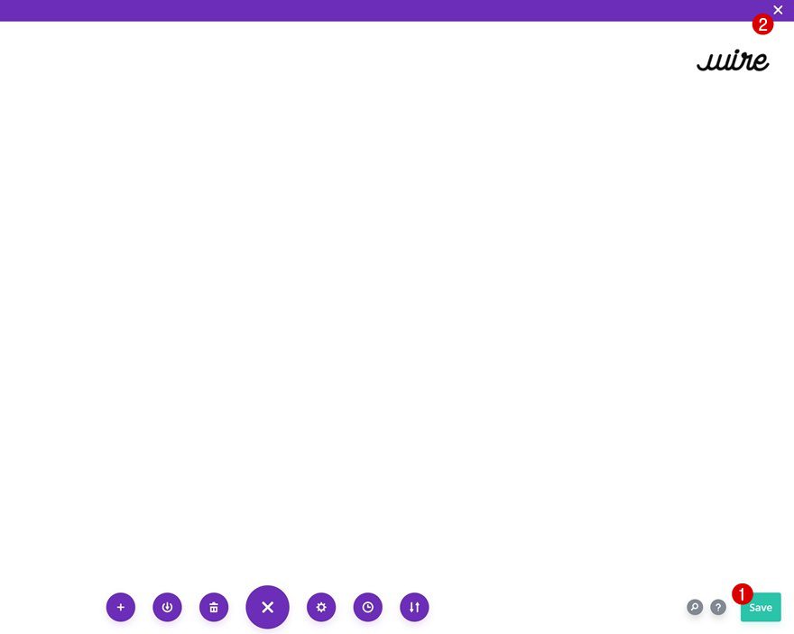 fullscreen global header