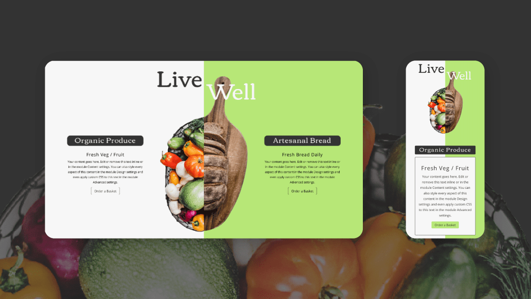 How to Create Elegant Split-Image Product Info Sections with Divi