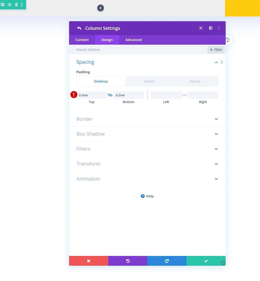 animated global header