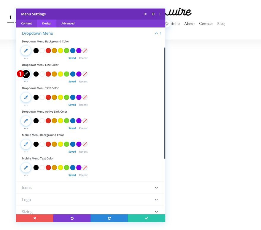 reveal global header