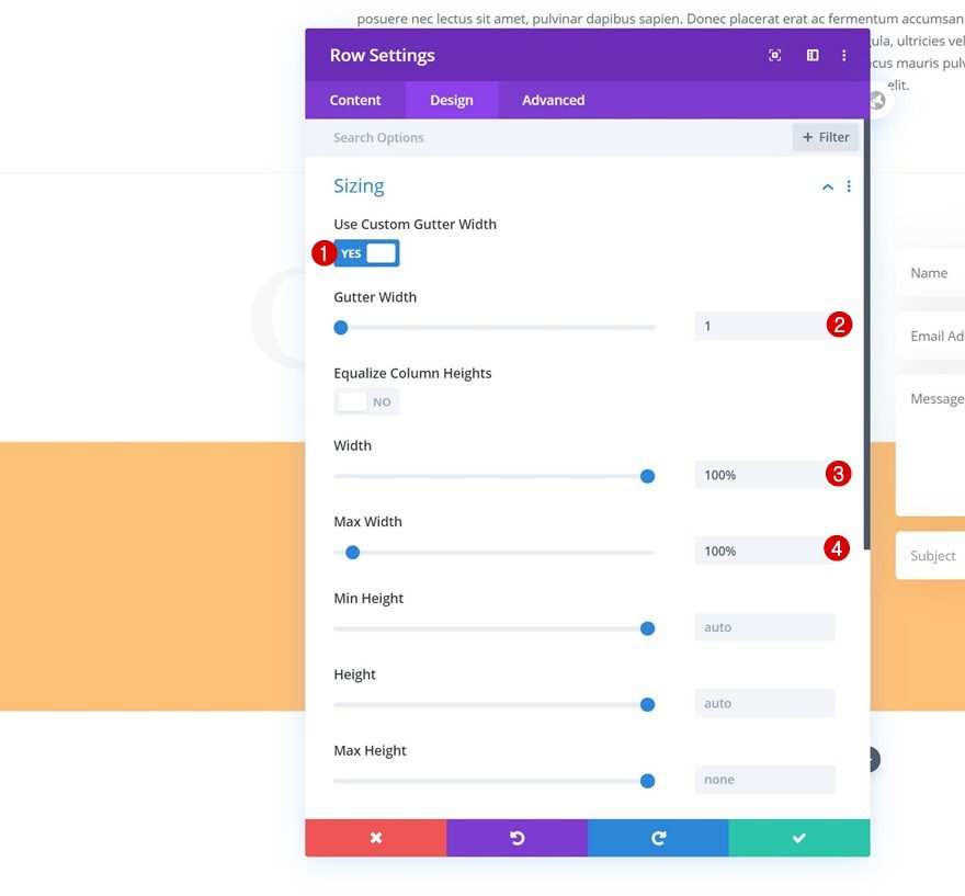 bottom-page contact form