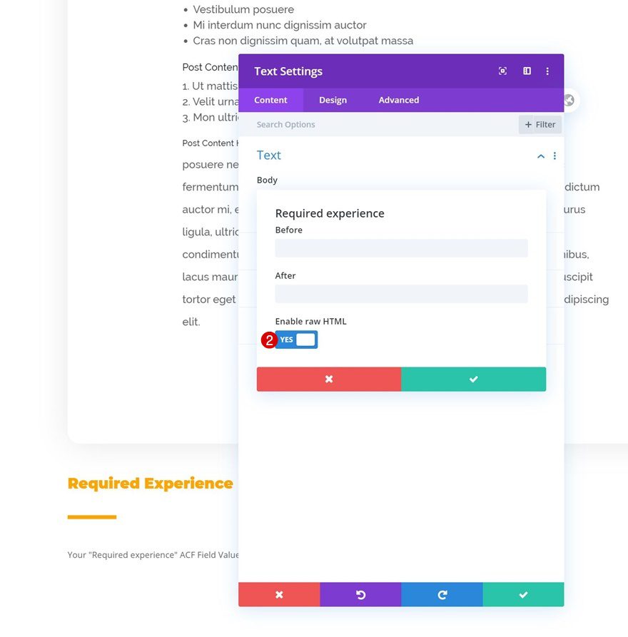 open job position template