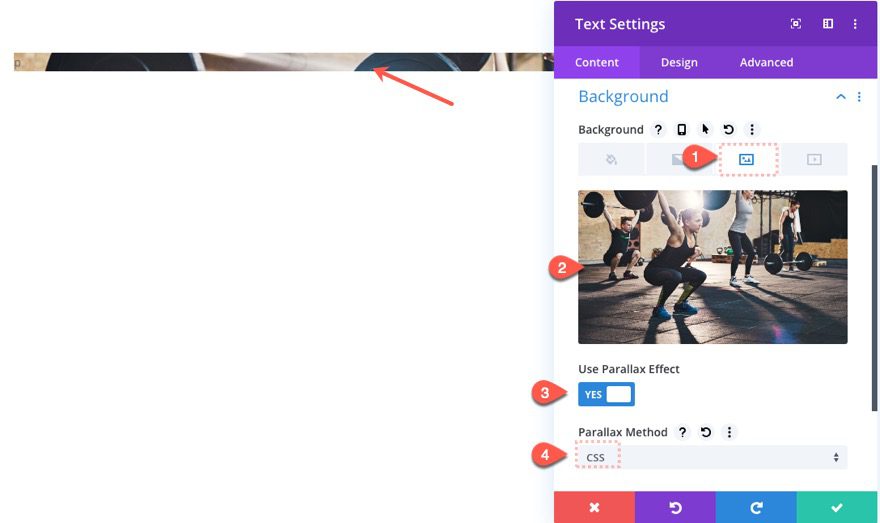 animated parallax background images on scroll
