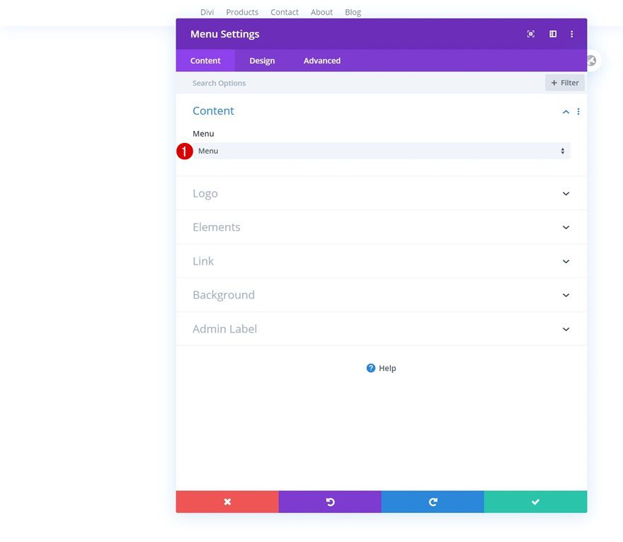 elegant themes dropdown menu