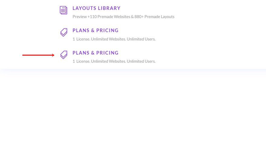 elegant themes dropdown menu