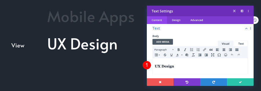 scrollable portfolio navigation list