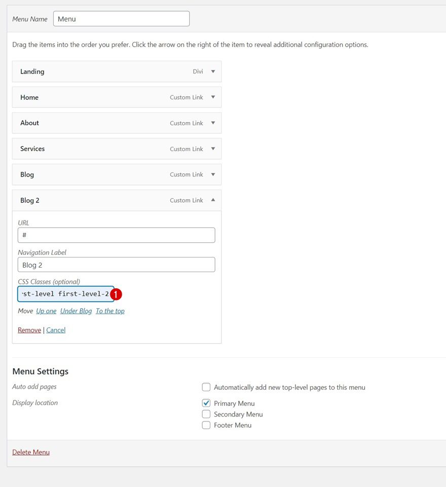 dropdown post categories