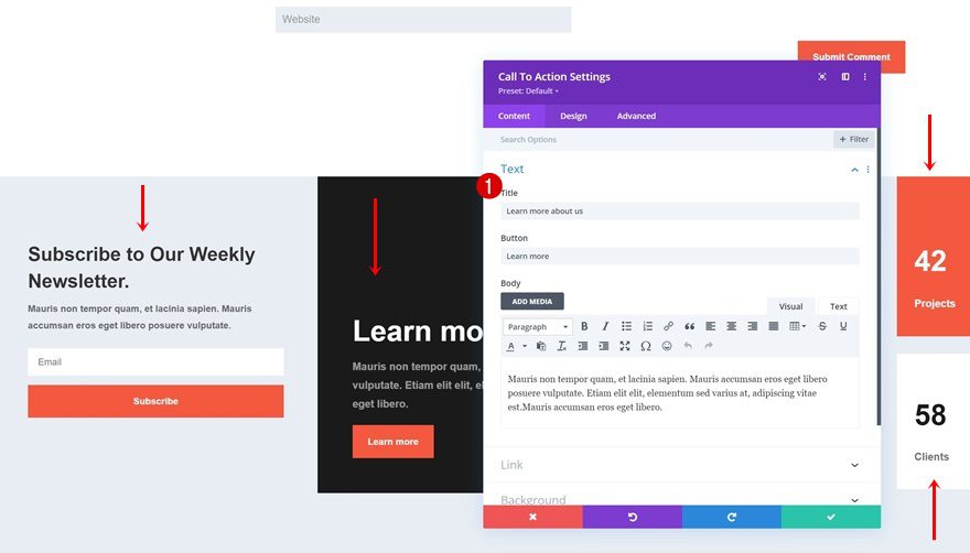 interior design blog post template