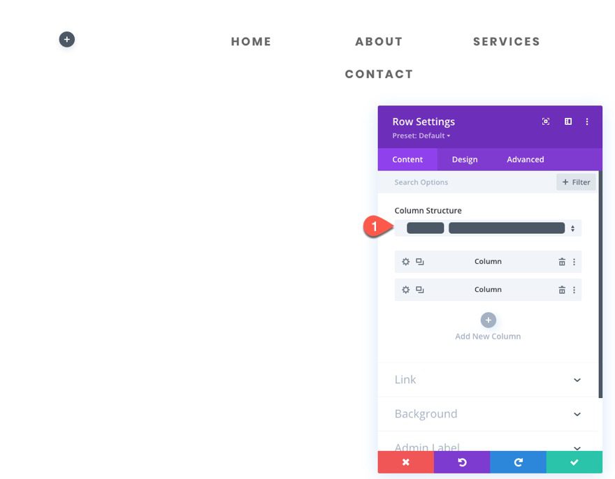 divi menu module global presets