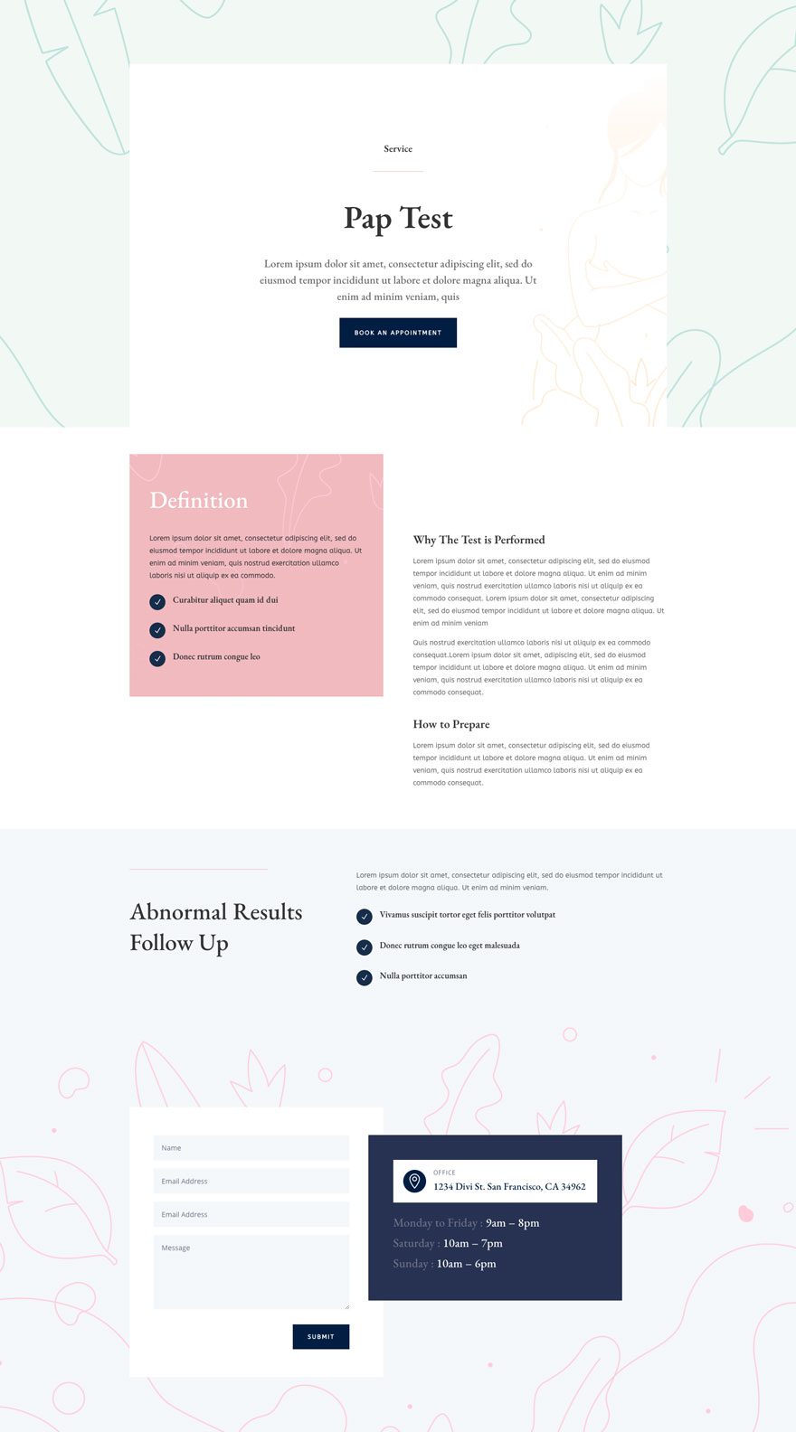 women's health center website