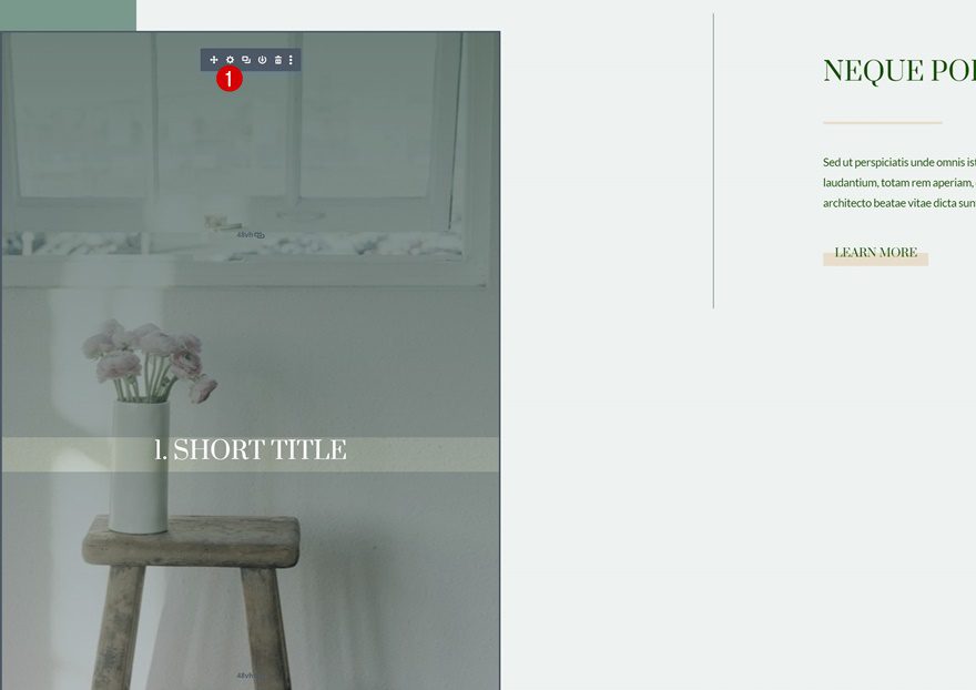 scroll effects and sticky options