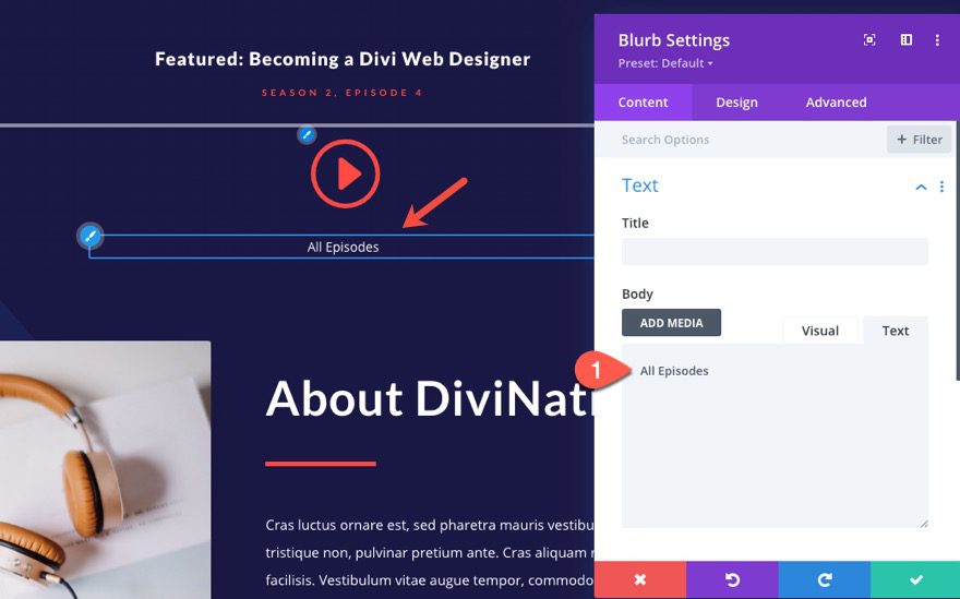 divi sticky audio content bar