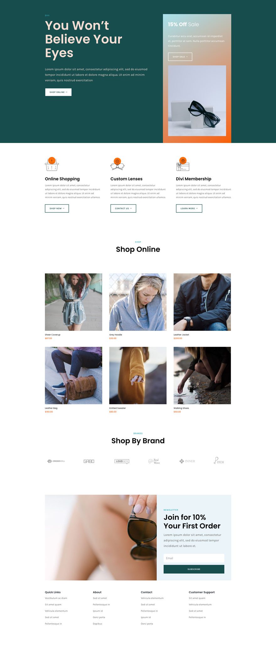 sunglasses shop website