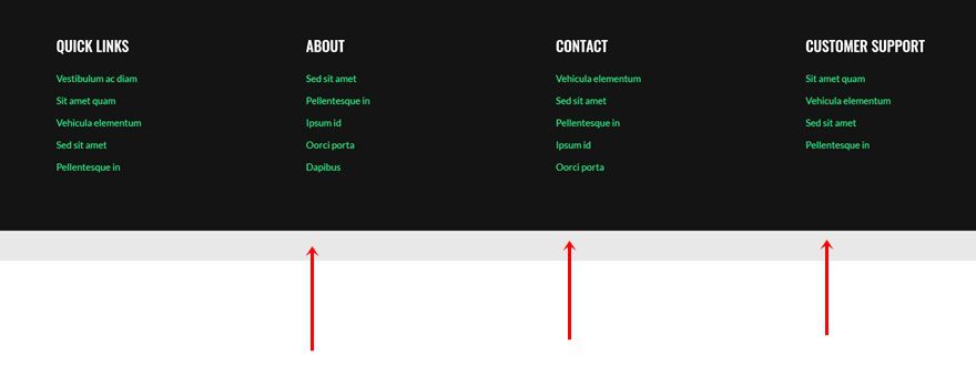 highlight contact details