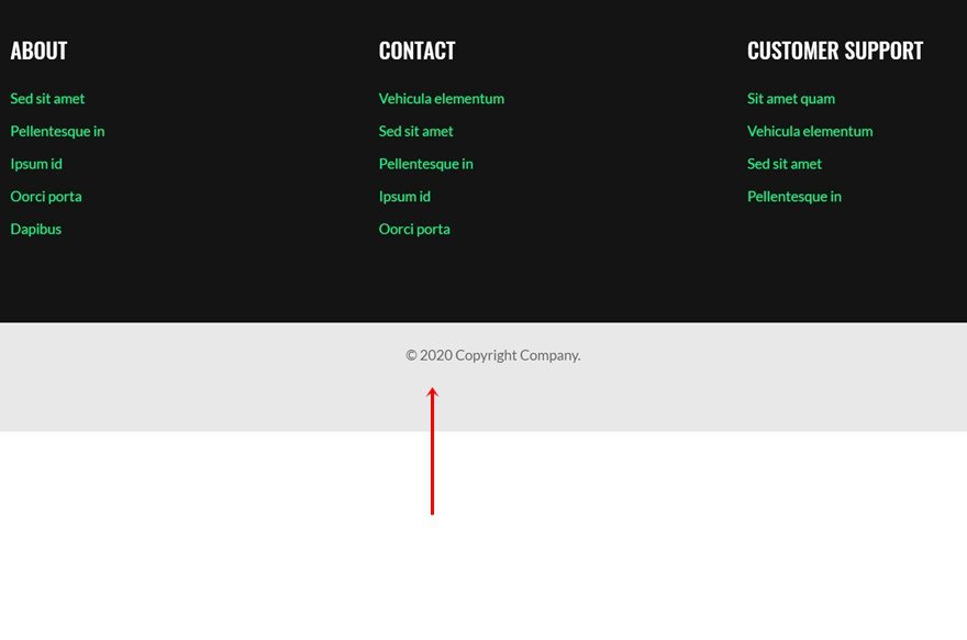 highlight contact details