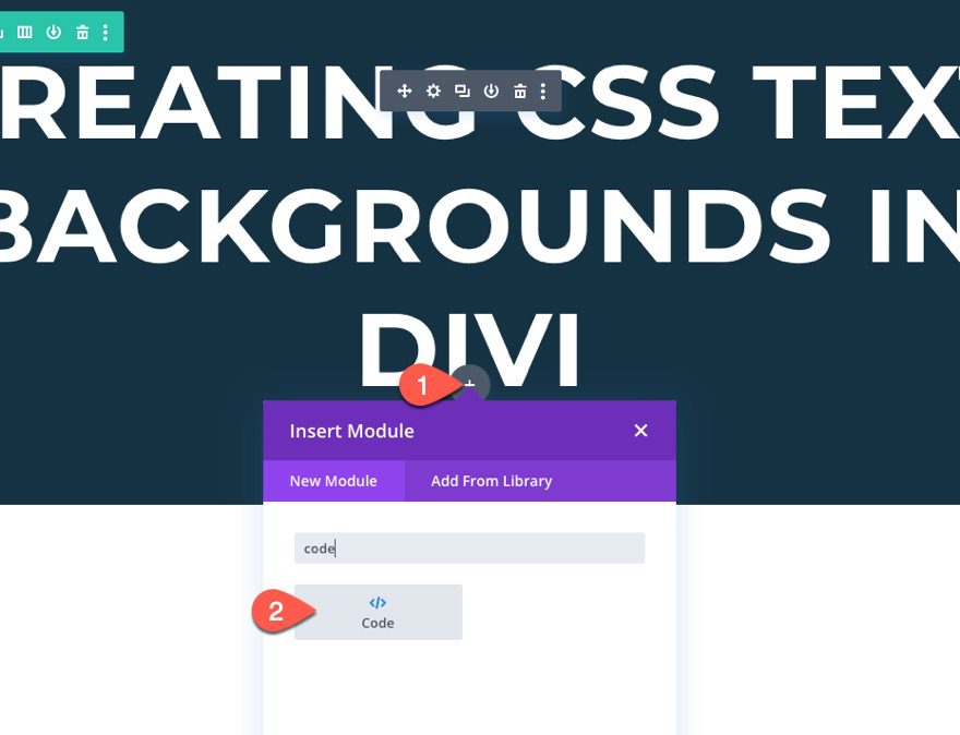 css text backgrounds in divi