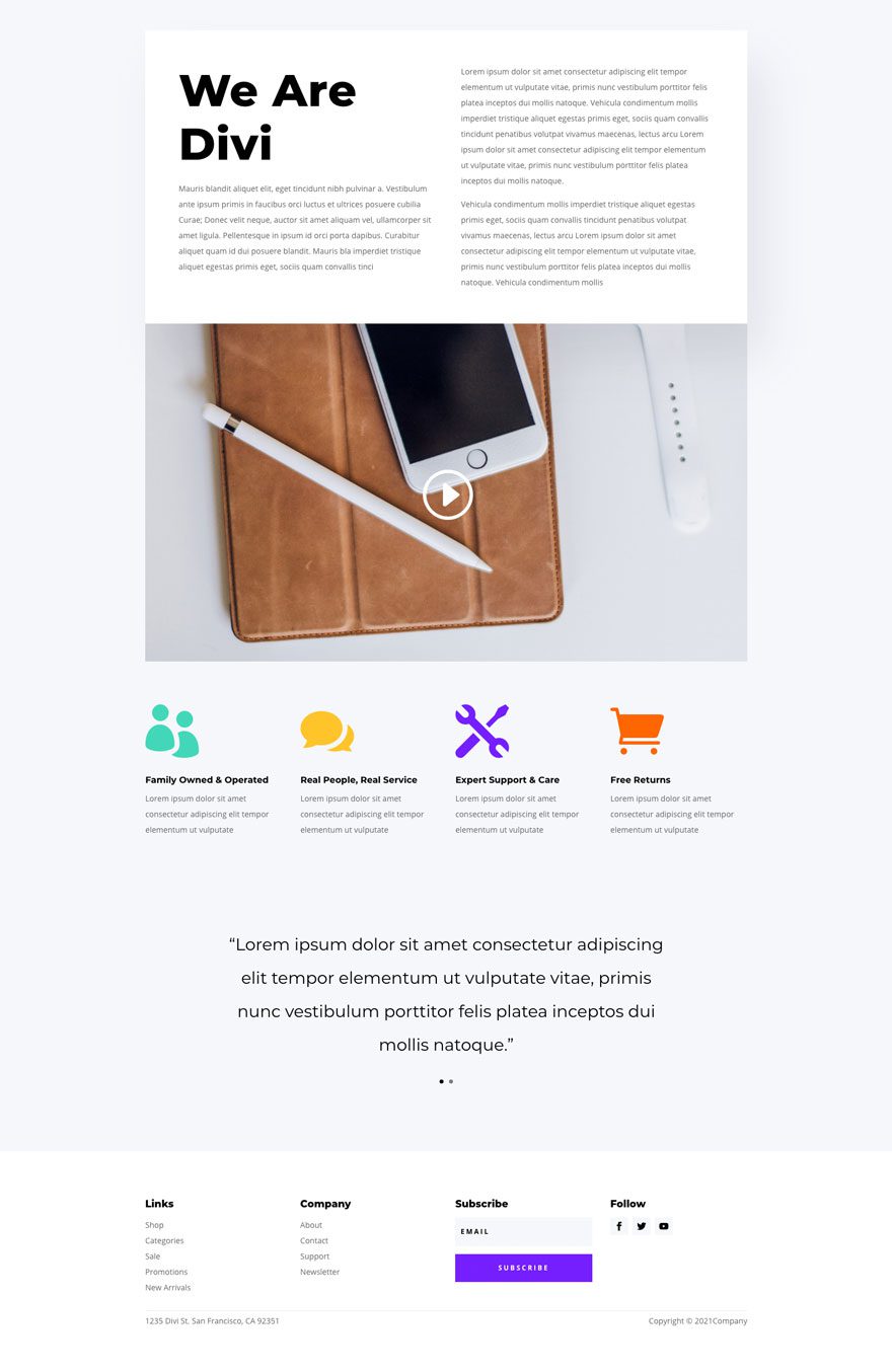 electronics store website