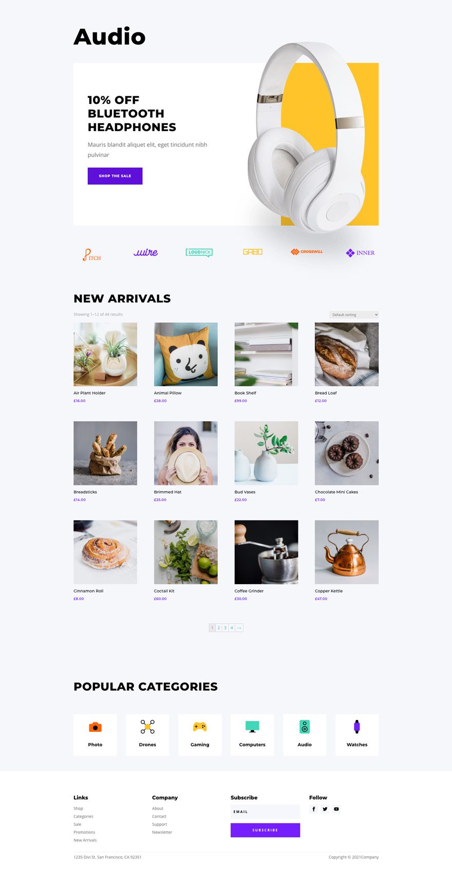 electronics store website